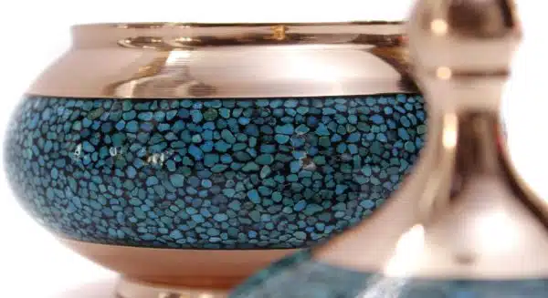 Contemporary turquoise inlay